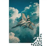 Rompecabezas De 1000 Piezas para Adultos Y Adolescentes High-Performance Military Jet Aircraft Rompecabezas para Adultos Juegos Relajantes Arte De Pared Difícil Y Desafiante 70x50cm/1000pcs