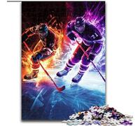 Rompecabezas de 1000 Piezas para Adultos y Adolescentes, Hockey sobre Hielo, para Mayores de 14 años, Juego Educativo, desafío, Juguete, Regalo de cumpleaños (tamaño 26x38cm)