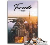 Rompecabezas de 1000 Piezas para Adultos y Adolescentes, Ideal para la diversión Familiar en Toronto Toda la Familia a Partir de 14 años (tamaño 38x26cm)