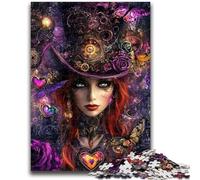 Rompecabezas de 1000 Piezas para Adultos y Adolescentes, Juego Educativo de Bruja misteriosa, decoración de Pared, cumpleaños y Navidad, 26x38cm