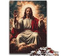 Rompecabezas de 1000 Piezas para Adultos y Adolescentes, Juguete Educativo antiestrés de Jesús, Regalo de Amigo Secreto para niños de 14 años, 50x75cm