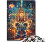 Rompecabezas de 1000 Piezas para Adultos y Adolescentes, Juguete Educativo de Koalas para la Familia, Ideal para cumpleaños y Navidad, para Mayores de 14 años, 26x38cm