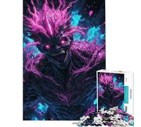 Rompecabezas de 1000 Piezas para Adultos y Adolescentes Juguetes de Terror insondable Juegos educativos Juego práctico para la diversión Familiar Regalos de Amigo Invisible (tamaño 50x75cm)