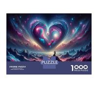 Rompecabezas De 1000 Piezas para Adultos Y Adolescentes Love in The Stars Celestial Romance Rompecabezas para Adultos Juego De Ingenio Arte De Pared Regalos De Cumpleaños Y Únicos 52x38cm/1000pcs