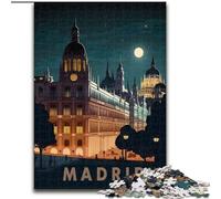 Rompecabezas de 1000 Piezas para Adultos y Adolescentes, Madrid, España, Viajes, Juguetes educativos, Juegos antiestrés, interacción Entre Padres e Hijos, 50x75cm