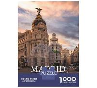 Rompecabezas De 1000 Piezas para Adultos Y Adolescentes Madrid Rompecabezas para Adultos Juegos Familiares Análisis Y Lógica Regalos De Cumpleaños Y Únicos 38x26cm/1000pcs