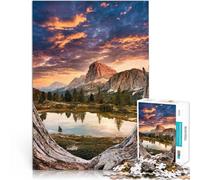 Rompecabezas de 1000 Piezas para Adultos y Adolescentes “Mejor montaña” Madera，para y a Partir de 14 años Juguetes antiestrés Adultos y Adolescentes.。tamaño：50x75cm