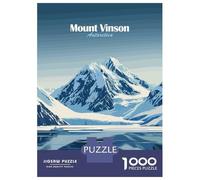 Rompecabezas De 1000 Piezas para Adultos Y Adolescentes Mount Vinson Antarctica Rompecabezas para Adultos Juego Práctico Una Obra De Arte Difícil Y Desafiante 38x26cm/1000pcs