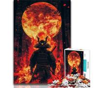 Rompecabezas de 1000 Piezas para Adultos y Adolescentes Ninja bajo la Luna Juego Educativo Familiar, Ideal para Decorar escritorios (38x26cm)