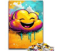 Rompecabezas de 1000 Piezas para Adultos y Adolescentes, Nubes Amarillas, Juego Educativo, desafío, Juguete, decoración única para el hogar y Regalos, 50x75cm