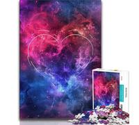 Rompecabezas de 1000 Piezas para Adultos y Adolescentes: Nubes de Amor Coloridas Cada Pieza es única Juego desafiante y Divertido para Toda la Familia (tamaño 38x26cm)