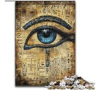 Rompecabezas de 1000 Piezas para Adultos y Adolescentes Ojo Azul, un Juego desafiante para Disfrutar en Familia con Piezas aleatorias Que encajan Perfectamente (tamaño 26x38cm)