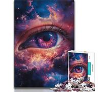 Rompecabezas de 1000 Piezas para Adultos y Adolescentes Ojo del Universo, Ideal para el Aprendizaje Educativo como Regalo para Toda la Familia, 38x26cm