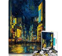 Rompecabezas de 1000 piezas para adultos y adolescentes,paisaje urbano de Tokio,rompecabezas de 1000 piezas,desafiantes juegos familiares,juguete DIY para decoración de pared del hogar,regalos 38x26cm