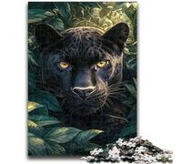 Rompecabezas de 1000 Piezas para Adultos y Adolescentes Pantera de la Jungla 1000 Piezas para Adolescentes, para un Juego desafiante y Familiar (38x26cm)