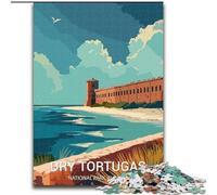 Rompecabezas de 1000 Piezas para Adultos y Adolescentes, Parque Nacional Dry Tortugas, Juguetes educativos, Juegos para aliviar el estrés, interacción Entre Padres e Hijos, 50x75cm