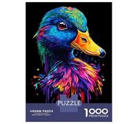 Rompecabezas De 1000 Piezas para Adultos Y Adolescentes Pop Art Rainbow Duck Rompecabezas para Adultos Juego Práctico Una Obra De Arte Difícil Y Desafiante 70x50cm/1000pcs