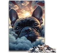 Rompecabezas de 1000 Piezas para Adultos y Adolescentes, Pug durmiendo para Mayores de 14 años, difícil de completar, Pero Divertido y Divertido, Regalo de cumpleaños de 38x26cm
