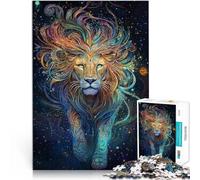 Rompecabezas de 1000 Piezas para Adultos y Adolescentes Puma con Pelaje Colorido Madera,para Mayores de 14 años Juegos relajantes Trato como Regalo para Toda la Familia。tamaño:50x75cm