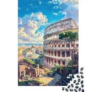 Rompecabezas De 1000 Piezas para Adultos Y Adolescentes Rome Colosseum Art Print-2 Rompecabezas para Adultos Juegos Relajantes Arte De Pared Difícil Y Desafiante 70x50cm/1000pcs
