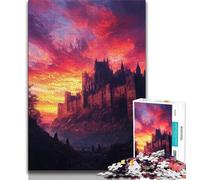 Rompecabezas de 1000 Piezas para Adultos y Adolescentes Rompecabezas de Castillo Medieval para Adolescentes Juegos Divertidos Cada Pieza es única Juego desafiante y Divertido para Toda la Familia