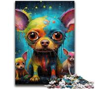 Rompecabezas de 1000 Piezas para Adultos y Adolescentes Rompecabezas de Monstruos de Arte Colorido para Adolescentes, educativos y de Aprendizaje Toda la Familia (26x38cm)