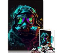 Rompecabezas de 1000 Piezas para Adultos y Adolescentes Rompecabezas de Operador de Traje de Peligro para Adultos Juegos de relajación Toda la Familia (tamaño 38x26cm)