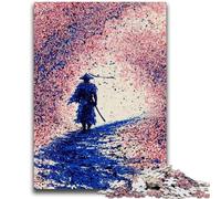 Rompecabezas de 1000 Piezas para Adultos y Adolescentes Rompecabezas Ninja japonés para Adolescentes Pasa el rato en casa con póster y Hoja de Trivia a Juego (50x75cm)