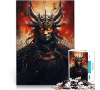 Rompecabezas de 1000 Piezas para Adultos y Adolescentes Samurai Hecho de Papel,para Mayores de 14 años Desafío difícil para aliviar el estrés Regalo - Juego desafiante。tamaño:38x52cm