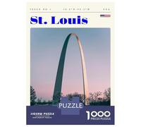 Rompecabezas De 1000 Piezas para Adultos Y Adolescentes St. Louis Missouri Travel Art Rompecabezas para Adultos Juego Práctico Una Obra De Arte Difícil Y Desafiante 70x50cm/1000pcs