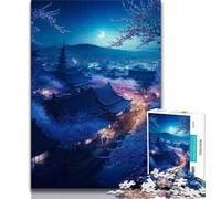 Rompecabezas de 1000 Piezas para Adultos y Adolescentes templos japoneses Rompecabezas de 1000 Piezas Juegos educativos Familiares decoración del hogar Regalo 38x26cm