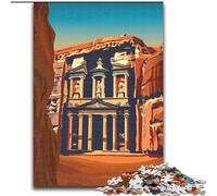 Rompecabezas de 1000 Piezas para Adultos y Adolescentes Tesoro de Petra Actividad Familiar Decoración hogar a Partir de 14 años 26x38cm