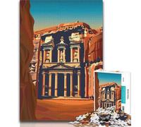 Rompecabezas de 1000 Piezas para Adultos y Adolescentes, Tesoro de Petra Juguetes educativos, Juegos antiestrés, decoración única para el hogar y Regalos (75x50cm)