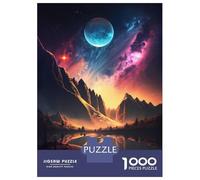 Rompecabezas De 1000 Piezas para Adultos Y Adolescentes The Scream Cat Rompecabezas para Adultos Juego Práctico Una Obra De Arte Difícil Y Desafiante 52x38cm/1000pcs