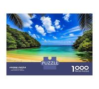 Rompecabezas De 1000 Piezas para Adultos Y Adolescentes Tropical Beach Paradise Rompecabezas para Adultos Juegos Familiares Decoración De Pared Difícil Y Desafiante 52x38cm/1000pcs