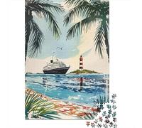 Rompecabezas De 1000 Piezas para Adultos Y Adolescentes Tropical Island Cruise-3 Rompecabezas para Adultos Juegos Relajantes Arte De Pared Difícil Y Desafiante 38x26cm/1000pcs