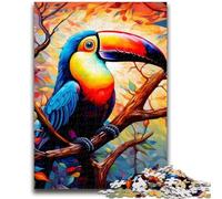 Rompecabezas de 1000 Piezas para Adultos y Adolescentes Tucanes artísticos Juguetes y Juegos educativos para Adultos y Adolescentes (50x75cm)