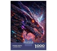 Rompecabezas De 1000 Piezas para Adultos Y Adolescentes Ultimate Space Dragon Rompecabezas para Adultos Juego Práctico Una Obra De Arte Difícil Y Desafiante 52x38cm/1000pcs