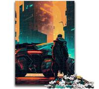 Rompecabezas de 1000 Piezas para Adultos y Adolescentes, vehículo futurista, Juego Familiar, antiestrés, desafío difícil, colección de Artistas, Bellas Artes, 26x38cm