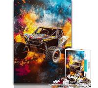 Rompecabezas de 1000 Piezas para Adultos y Adolescentes vehículos Todoterreno Juguetes educativos Juegos Familiares Regalos para Amigos y Familiares 75x50cm