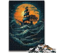 Rompecabezas de 1000 Piezas para Adultos y Adolescentes: Velero en el océano Un Juego desafiante Ideal para Regalar a Toda la Familia (50x75cm)