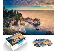 Rompecabezas de 1000 Piezas para Adultos y Adolescentes “Viajes a Big Sur, California” Madera,para Mayores de 14 años Análisis y lógica Regalo para cumpleaños。tamaño:50x75cm