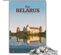 Rompecabezas de 1000 Piezas para Adultos y Adolescentes Visita Bielorrusia para Mayores de 14 años Juega Toda la Familia (26x38cm) 1000 Piezas