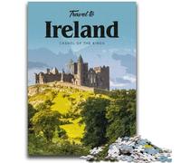 Rompecabezas de 1000 Piezas para Adultos y Adolescentes Visita Irlanda Juguete Educativo antiestrés Regalos de Amigo Secreto para niños de 14 años (tamaño 38x26cm)