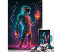 Rompecabezas de 1000 Piezas para Adultos y Adolescentes We Are The Aliens Rompecabezas de 1000 Piezas para Pasar el rato en casa con Piezas de Formas aleatorias Totalmente entrelazadas 75x50cm