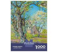 Rompecabezas De 1000 Piezas para Adultos Y Adolescentes Wildflower Field at Dawn Rompecabezas para Adultos Juegos Relajantes Arte De Pared Difícil Y Desafiante 52x38cm/1000pcs