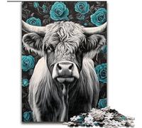 Rompecabezas de 1000 Piezas para Adultos y Adolescentes, Yak, un desafío difícil para aliviar el estrés, Regalos de Amigo Secreto, 26x38cm