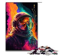 Rompecabezas de 1000 Piezas para Adultos y niños de Jigsaw AstroNautical Adventure Rompecabezas de Madera para Adultos 75 x 50 cm