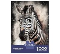 Rompecabezas De 1000 Piezas para Adultos Zebra Ink Art Rompecabezas para Adultos Juegos Familiares Pero Regalos Divertidos Y Humorísticos para Amigos Y Familiares 52x38cm/1000pcs