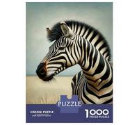 Rompecabezas De 1000 Piezas para Adultos Zebras in The Wild Rompecabezas para Adultos: Un Juego Práctico, Divertido Y Un Desafío Educativo con Humor 38x26cm/1000pcs